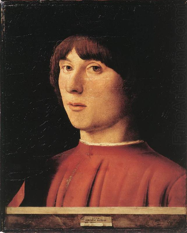 Portrait of a Man hh, Antonello da Messina